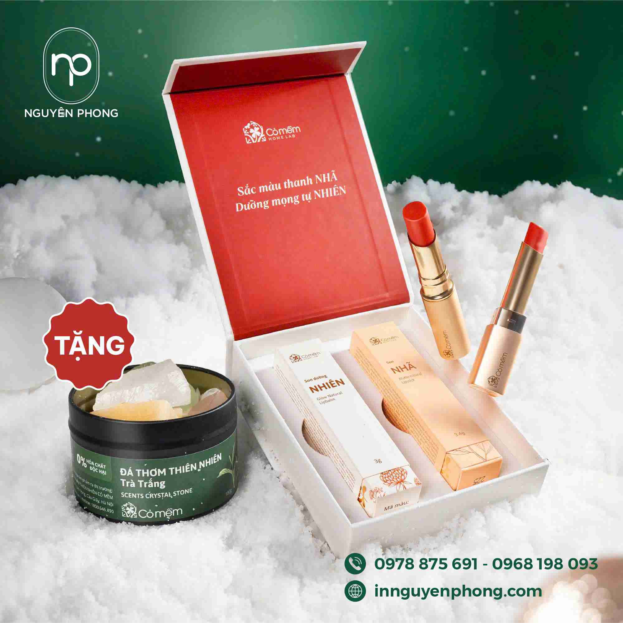 Mẫu in hộp quà tặng có cốt dạng nam châm đẹp